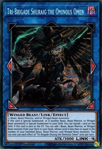 Tri-Brigade Shuraig the Ominous Omen [PHRA-EN048] Secret Rare | Total Play