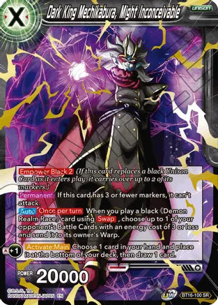 Dark King Mechikabura, Might Inconceivable (BT16-100) [Realm of the Gods] | Total Play