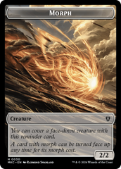 Saproling // Morph Double-Sided Token [Murders at Karlov Manor Commander Tokens] | Total Play