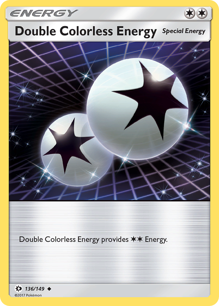 Double Colorless Energy (136/149) [Sun & Moon: Base Set] | Total Play