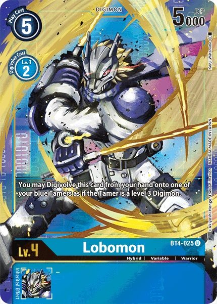 Lobomon [BT4-025] (Alternate Art) [Great Legend] | Total Play