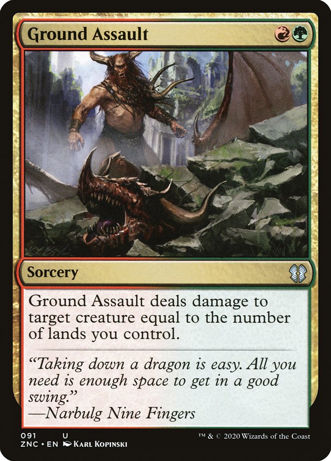 Ground Assault [Zendikar Rising Commander] | Total Play