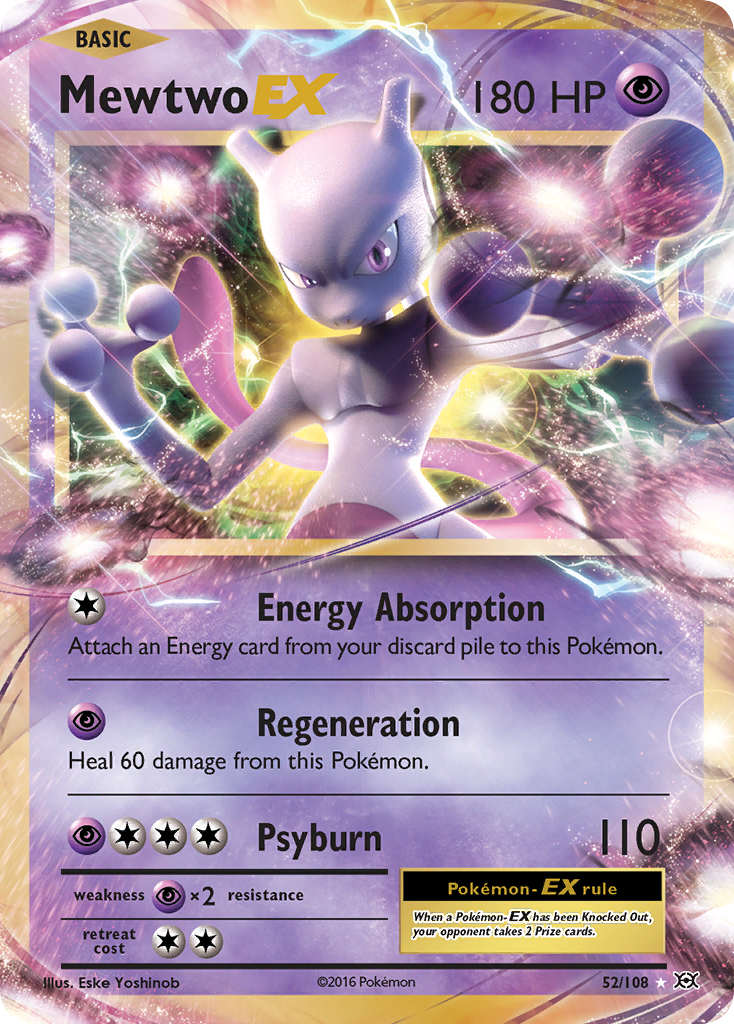 Mewtwo EX (52/108) [XY: Evolutions] | Total Play