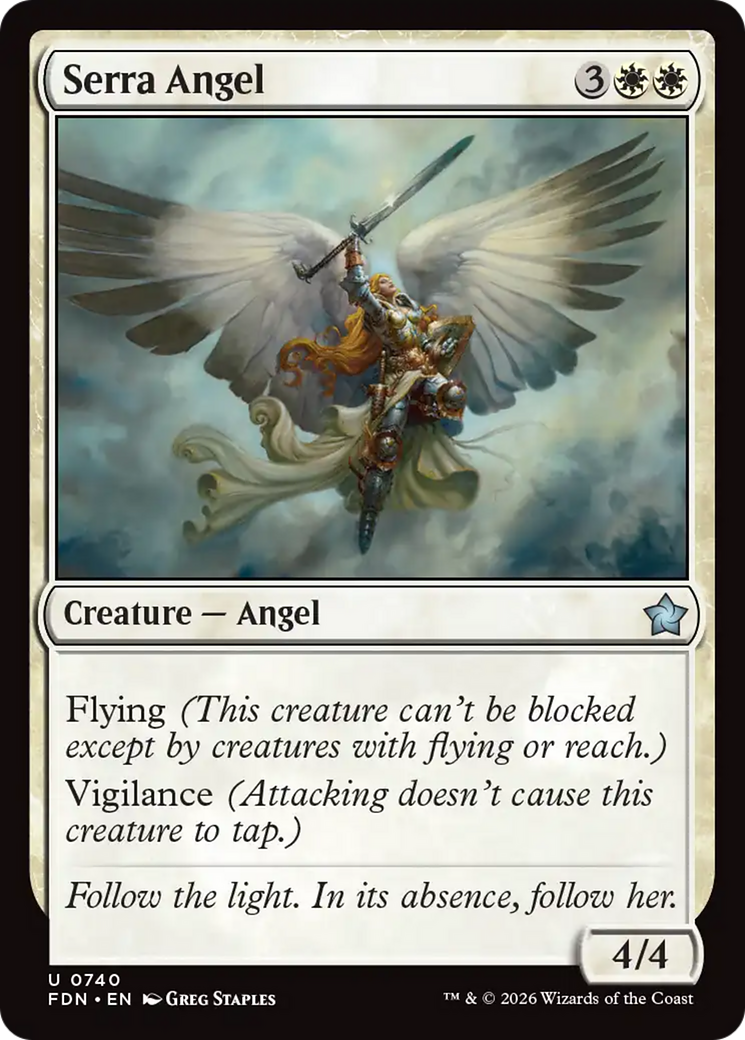 Serra Angel (0740) [Foundations] | Total Play