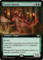 Curator Beastie (Extended Art) [Duskmourn: House of Horror Commander] | Total Play