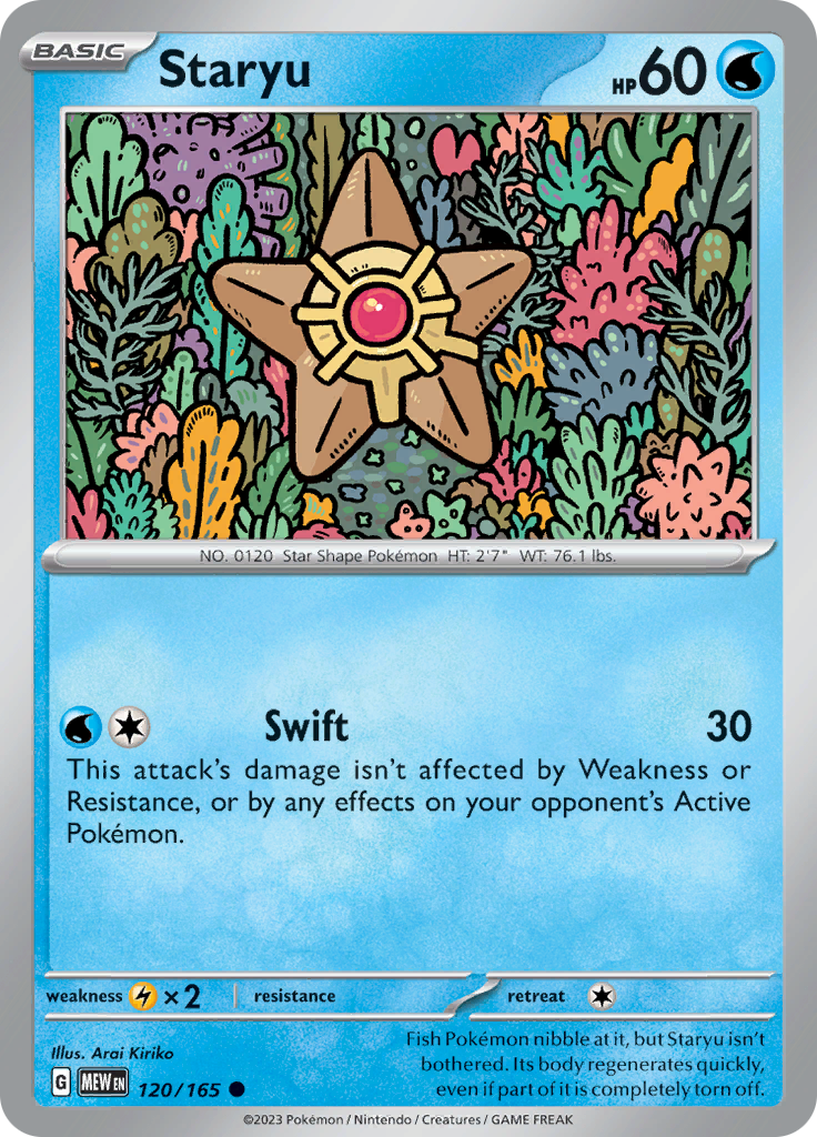 Staryu (120/165) [Scarlet & Violet 151] | Total Play