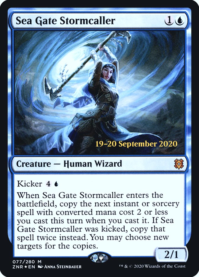 Sea Gate Stormcaller [Zendikar Rising Prerelease Promos] | Total Play