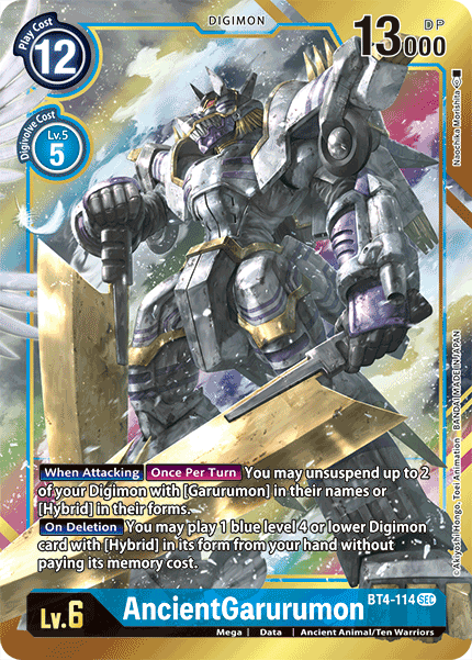 AncientGarurumon [BT4-114] (Alternate Art) [Great Legend] | Total Play