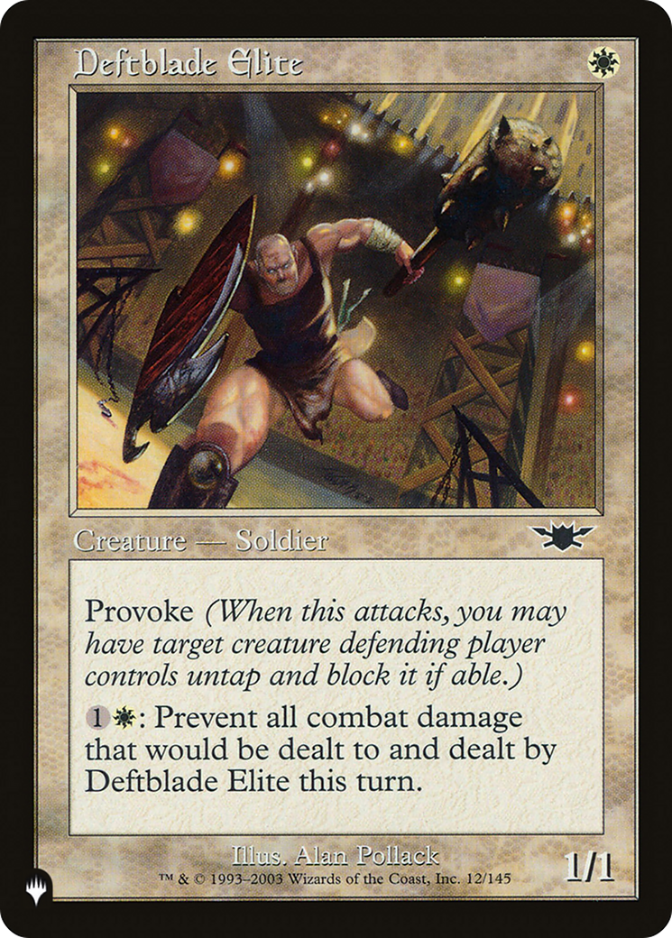 Deftblade Elite [The List Reprints] | Total Play