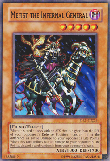 Mefist the Infernal General [DR1-EN228] Common | Total Play