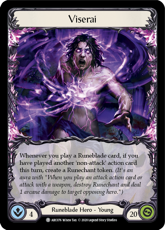 Viserai // Death Dealer [U-ARC076 // U-ARC040] (Arcane Rising Unlimited)  Unlimited Normal | Total Play