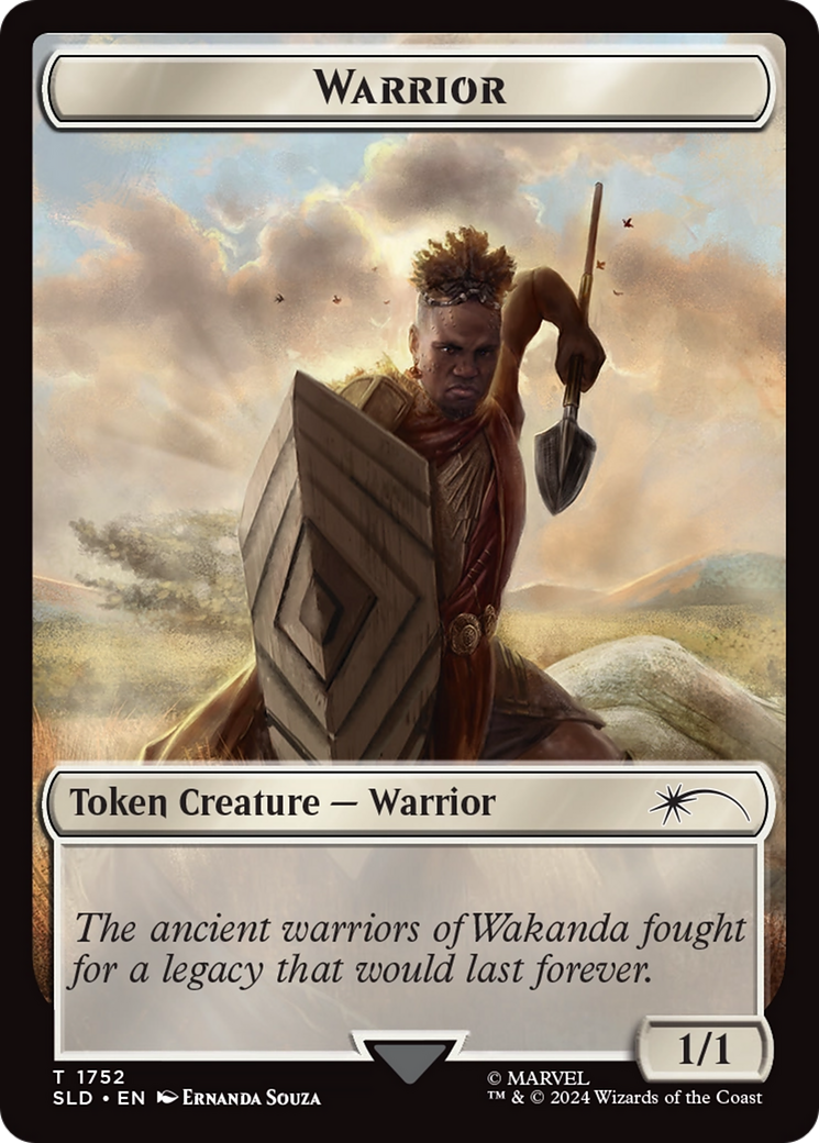 Warrior Token (Rainbow Foil) [Secret Lair Drop Series] | Total Play