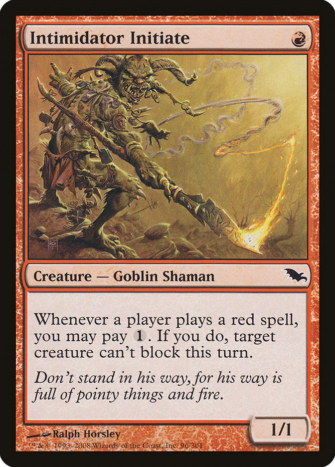 Intimidator Initiate [Shadowmoor] | Total Play