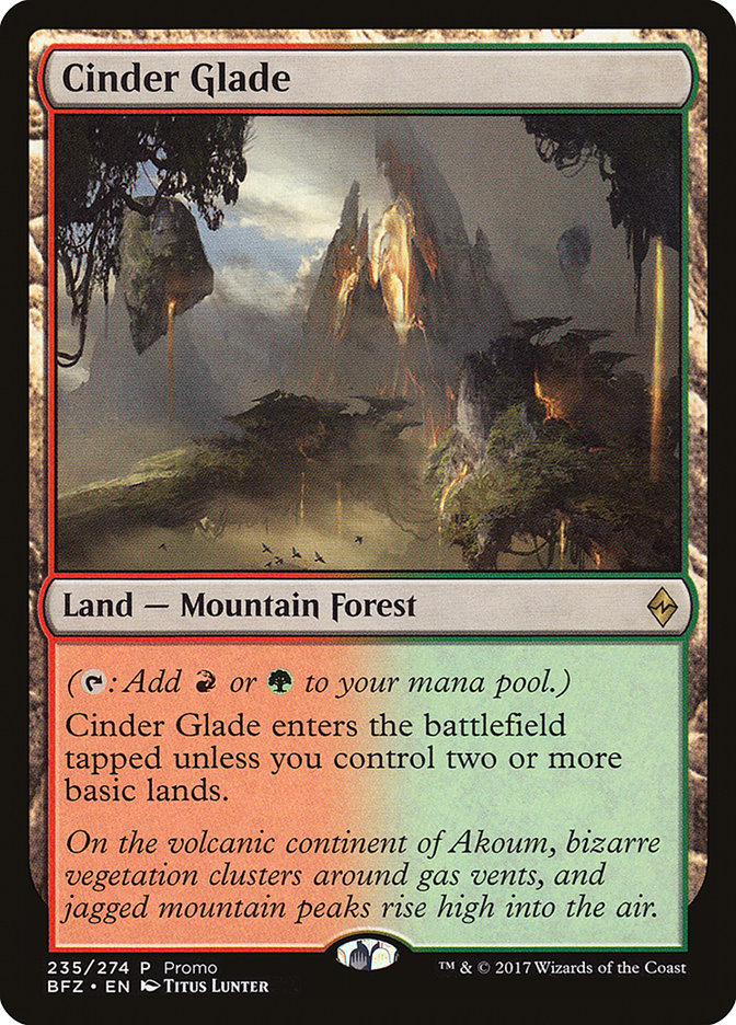 Cinder Glade (Promo) [Standard Showdown Promos] | Total Play