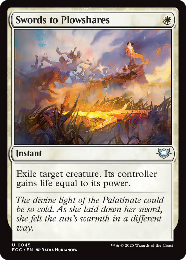 Swords to Plowshares [Edge of Eternities Commander] | Total Play