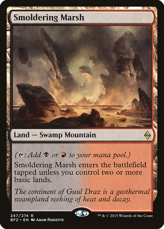 Smoldering Marsh [Battle for Zendikar] | Total Play
