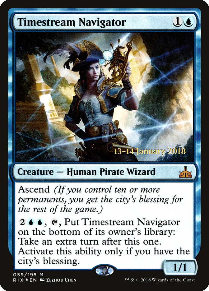 Timestream Navigator [Rivals of Ixalan Prerelease Promos] | Total Play