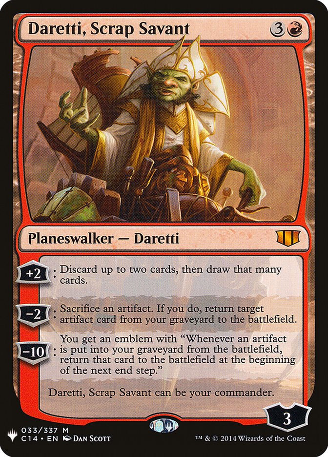 Daretti, Scrap Savant (C14) [The List] | Total Play