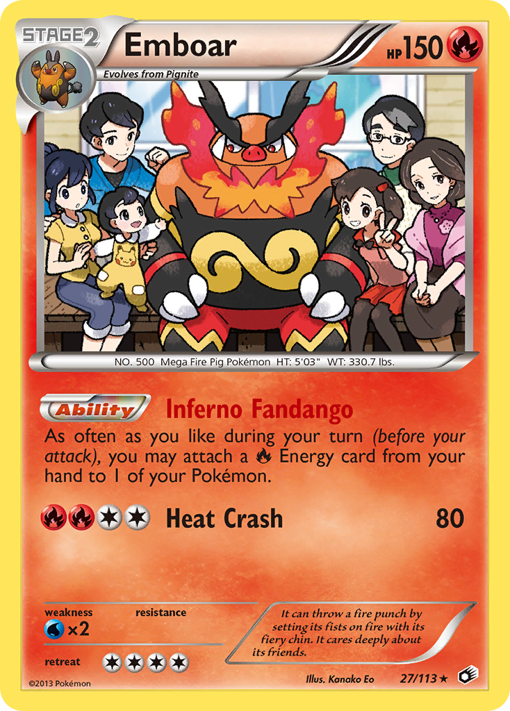 Emboar (27/113) [Black & White: Legendary Treasures] | Total Play