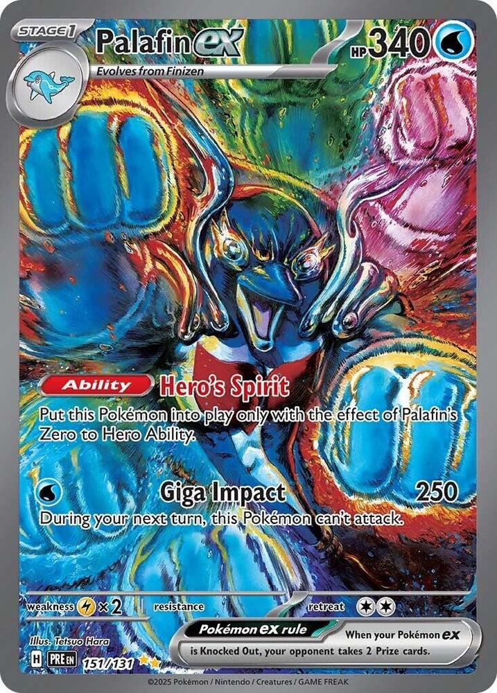 Palafin ex (151/131) [Scarlet & Violet: Prismatic Evolutions] | Total Play