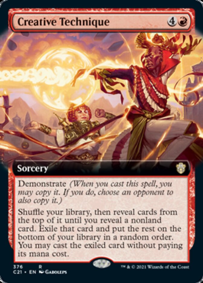 Creative Technique (Extended Art) [Commander 2021] | Total Play