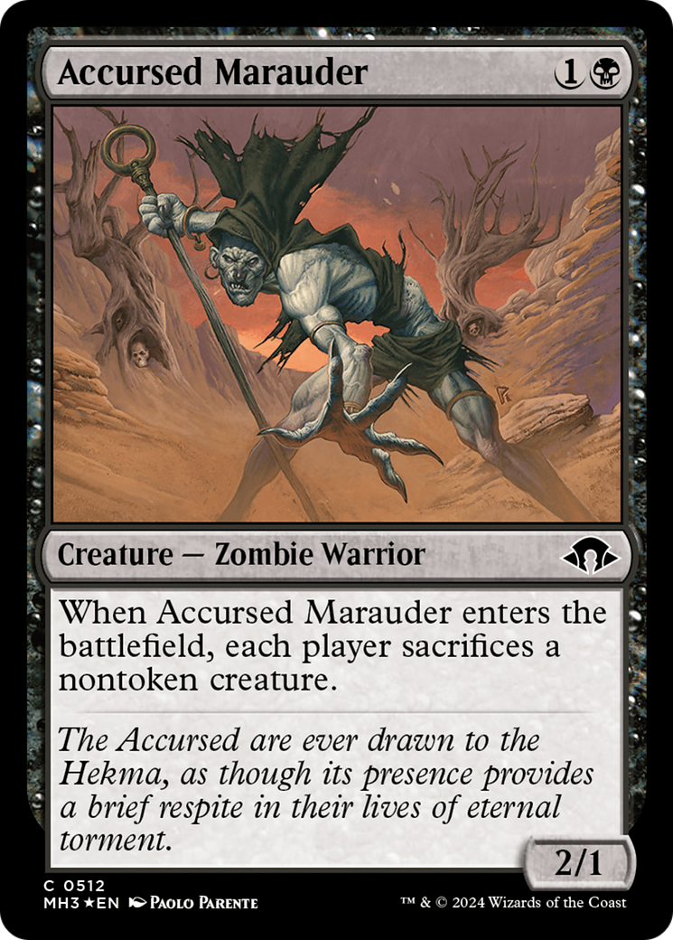 Accursed Marauder (Ripple Foil) [Modern Horizons 3] | Total Play