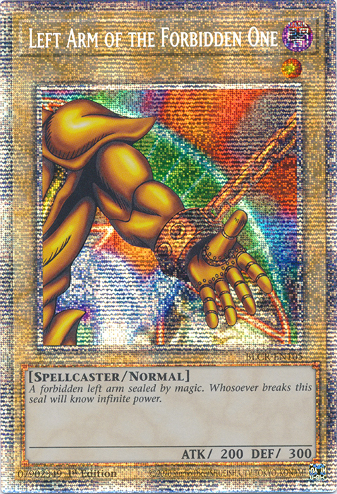Left Arm of the Forbidden One [BLCR-EN105] Starlight Rare | Total Play