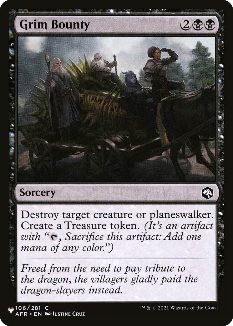 Grim Bounty [The List] | Total Play