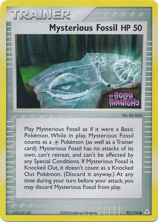 Mysterious Fossil (92/110) (Stamped) [EX: Holon Phantoms] | Total Play