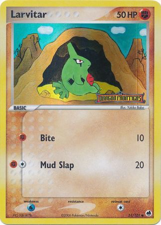 Larvitar (51/101) (Stamped) [EX: Dragon Frontiers] | Total Play
