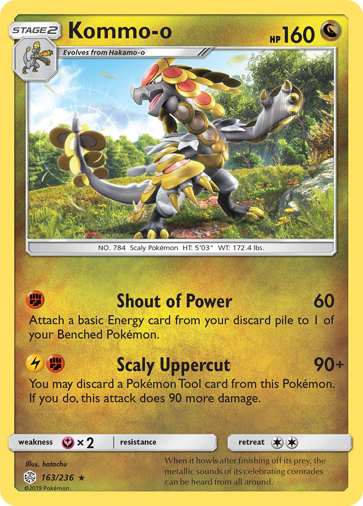 Kommo-o (163/236) [Sun & Moon: Cosmic Eclipse] | Total Play