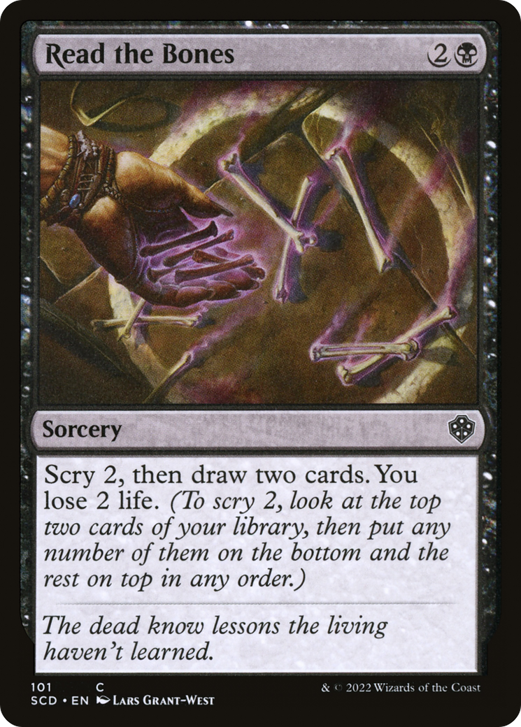 Read the Bones [Starter Commander Decks] | Total Play
