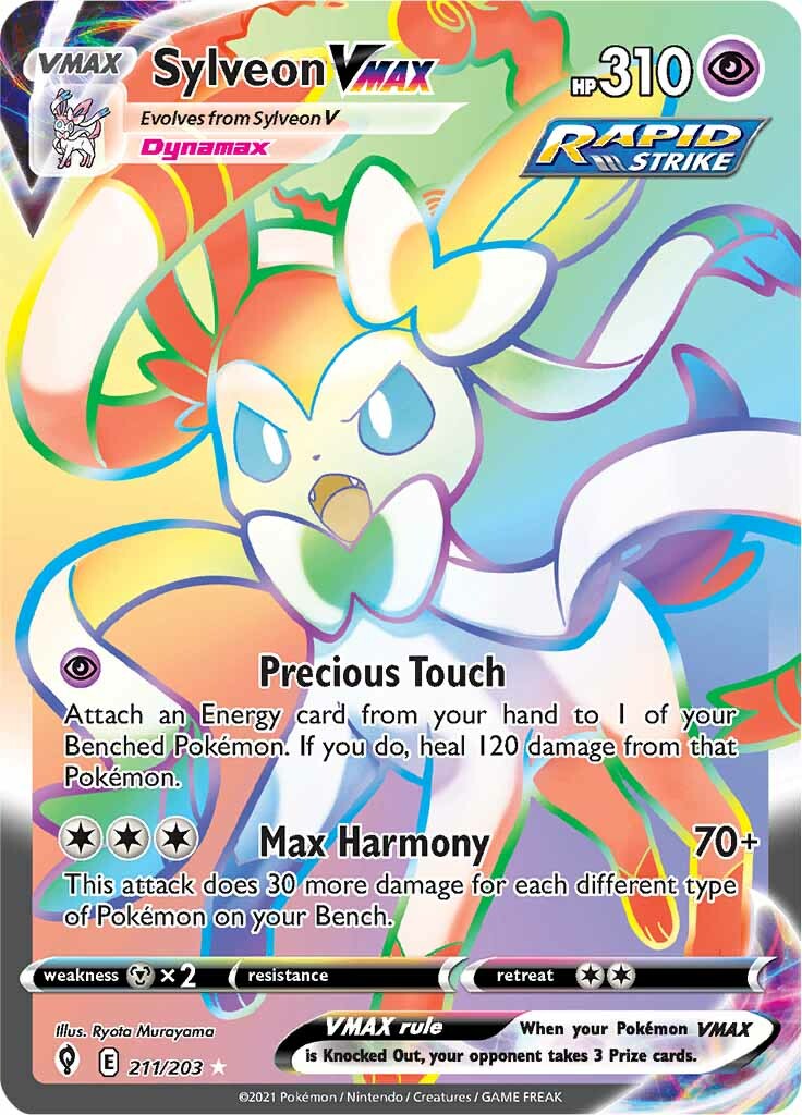 Sylveon VMAX (211/203) [Sword & Shield: Evolving Skies] | Total Play