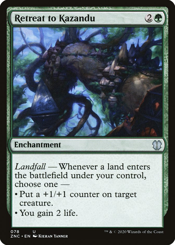 Retreat to Kazandu [Zendikar Rising Commander] | Total Play