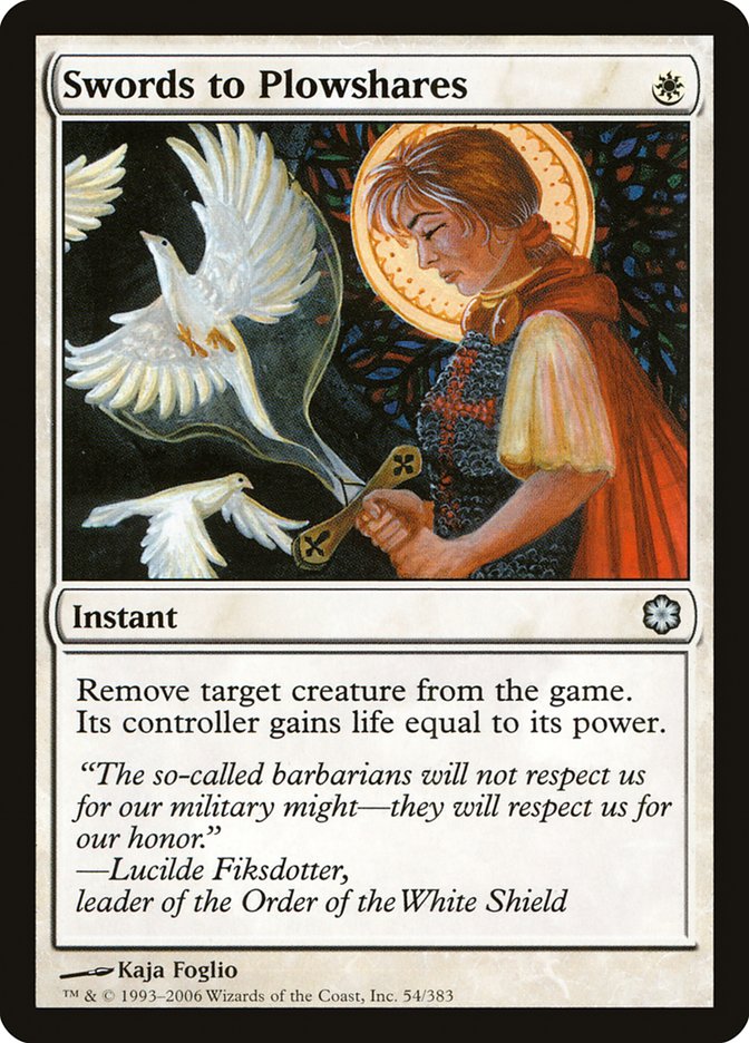Swords to Plowshares [Coldsnap Theme Decks] | Total Play