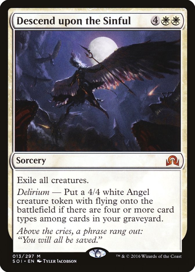 Descend upon the Sinful [Shadows over Innistrad] | Total Play