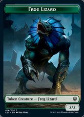 Frog Lizard // Elephant Double-Sided Token [Commander 2021 Tokens] | Total Play