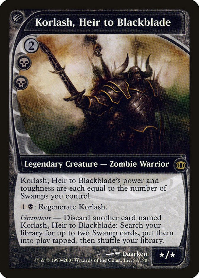 Korlash, Heir to Blackblade [Future Sight] | Total Play