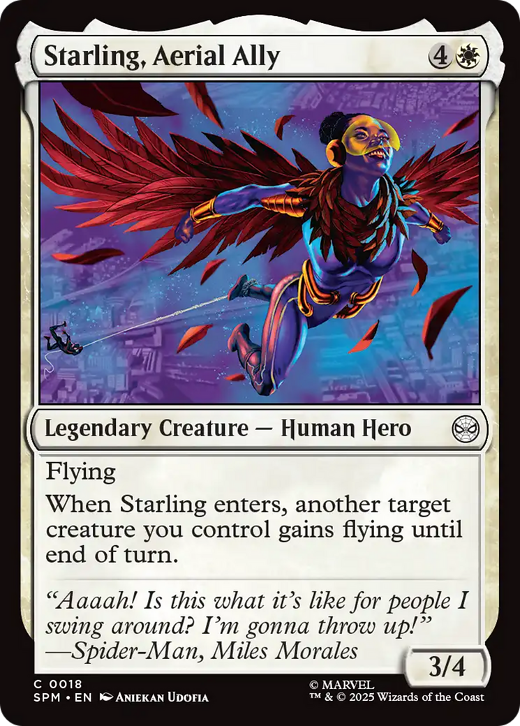Starling, Aerial Ally [Marvel's Spider-Man] | Total Play