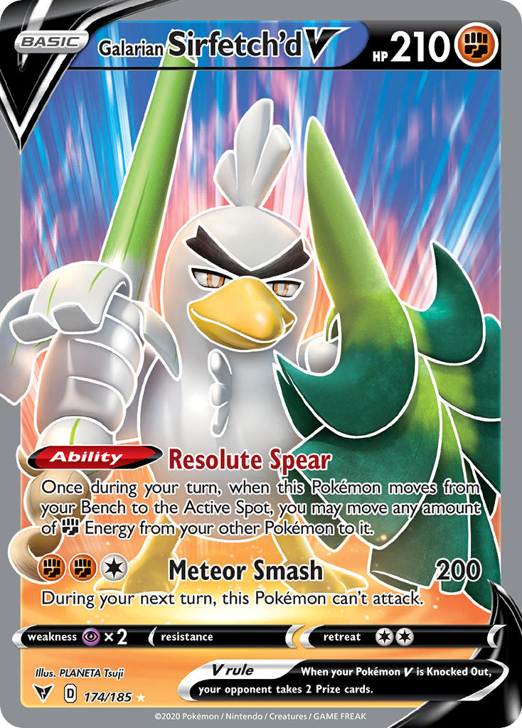 Galarian Sirfetch'd V (174/185) [Sword & Shield: Vivid Voltage] | Total Play