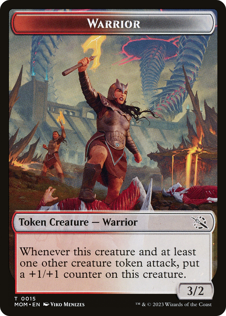 Warrior // Thopter Double-Sided Token [March of the Machine Tokens] | Total Play