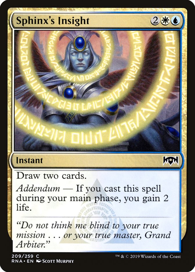 Sphinx's Insight [Ravnica Allegiance] | Total Play