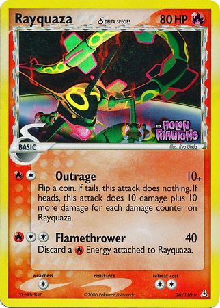 Rayquaza (26/110) (Delta Species) (Stamped) [EX: Holon Phantoms] | Total Play