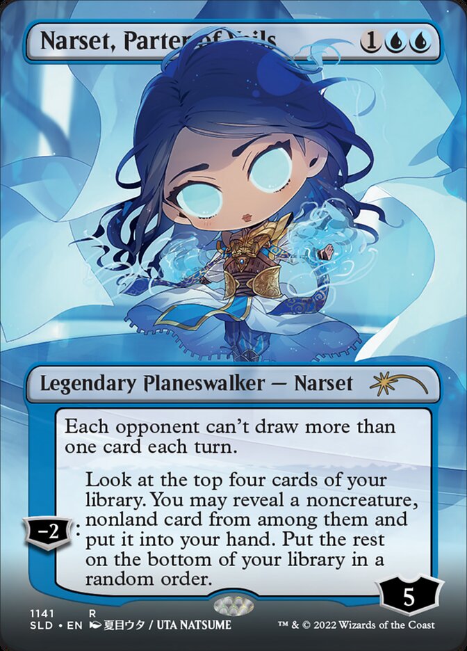 Narset, Parter of Veils (Borderless) [Secret Lair Drop Series] | Total Play