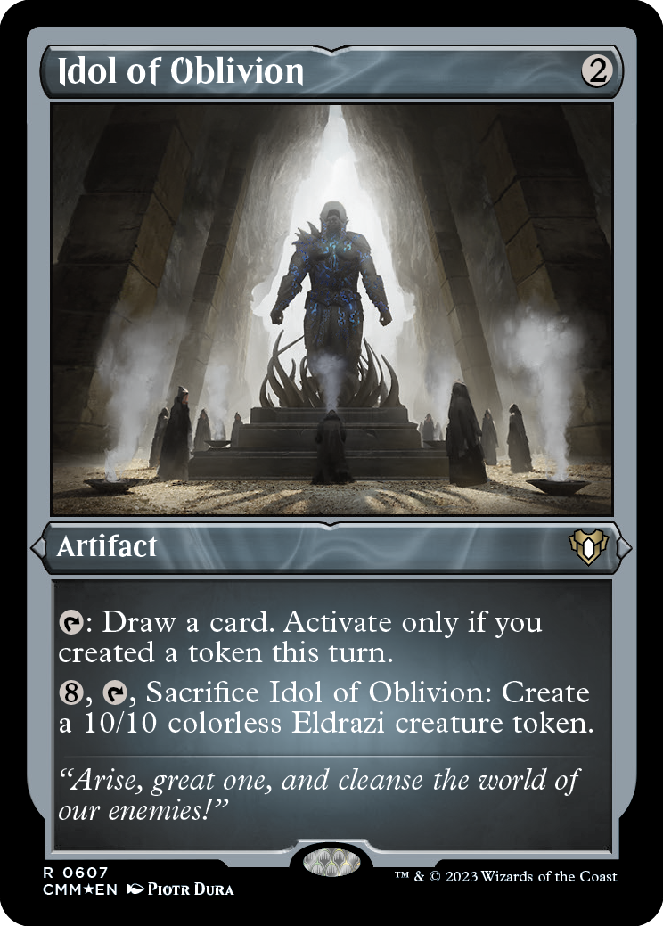 Idol of Oblivion (Foil Etched) [Commander Masters] | Total Play