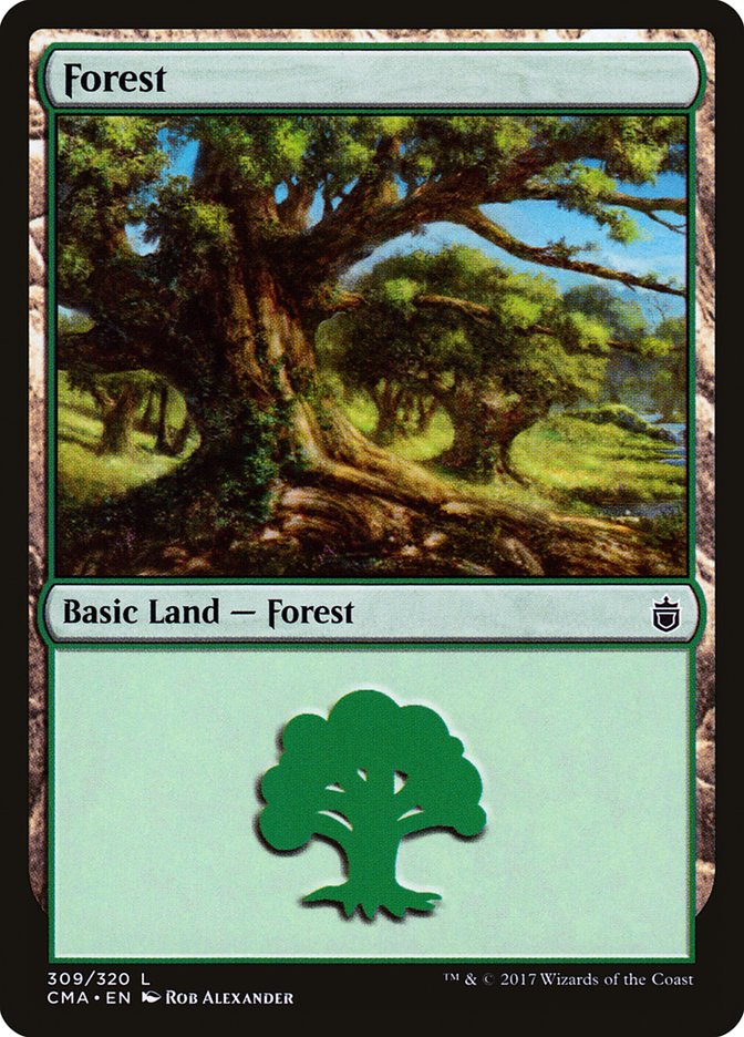 Forest (309) [Commander Anthology] | Total Play