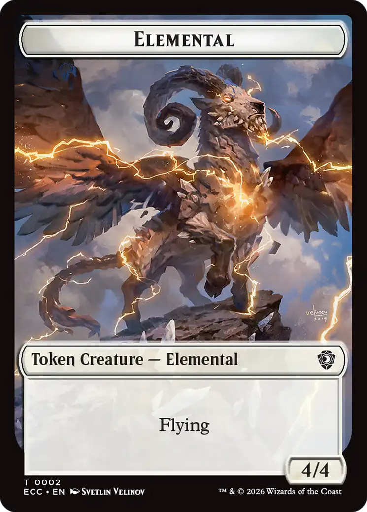 Copy // Elemental (0002) Double-Sided Token [Lorwyn Eclipsed Tokens] | Total Play