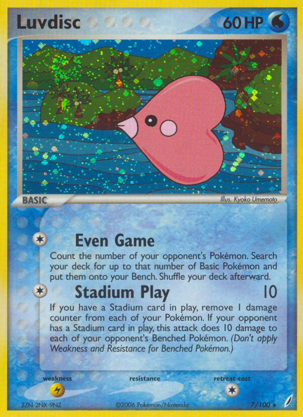 Luvdisc (7/100) [EX: Crystal Guardians] | Total Play