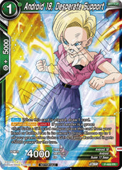 Android 18, Desperate Support (Zenkai Series Tournament Pack Vol.3) (P-489) [Tournament Promotion Cards] | Total Play