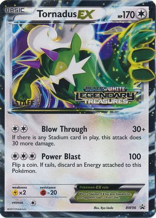 Tornadus EX (BW96) (Staff Prerelease Promo) [Black & White: Black Star Promos] | Total Play